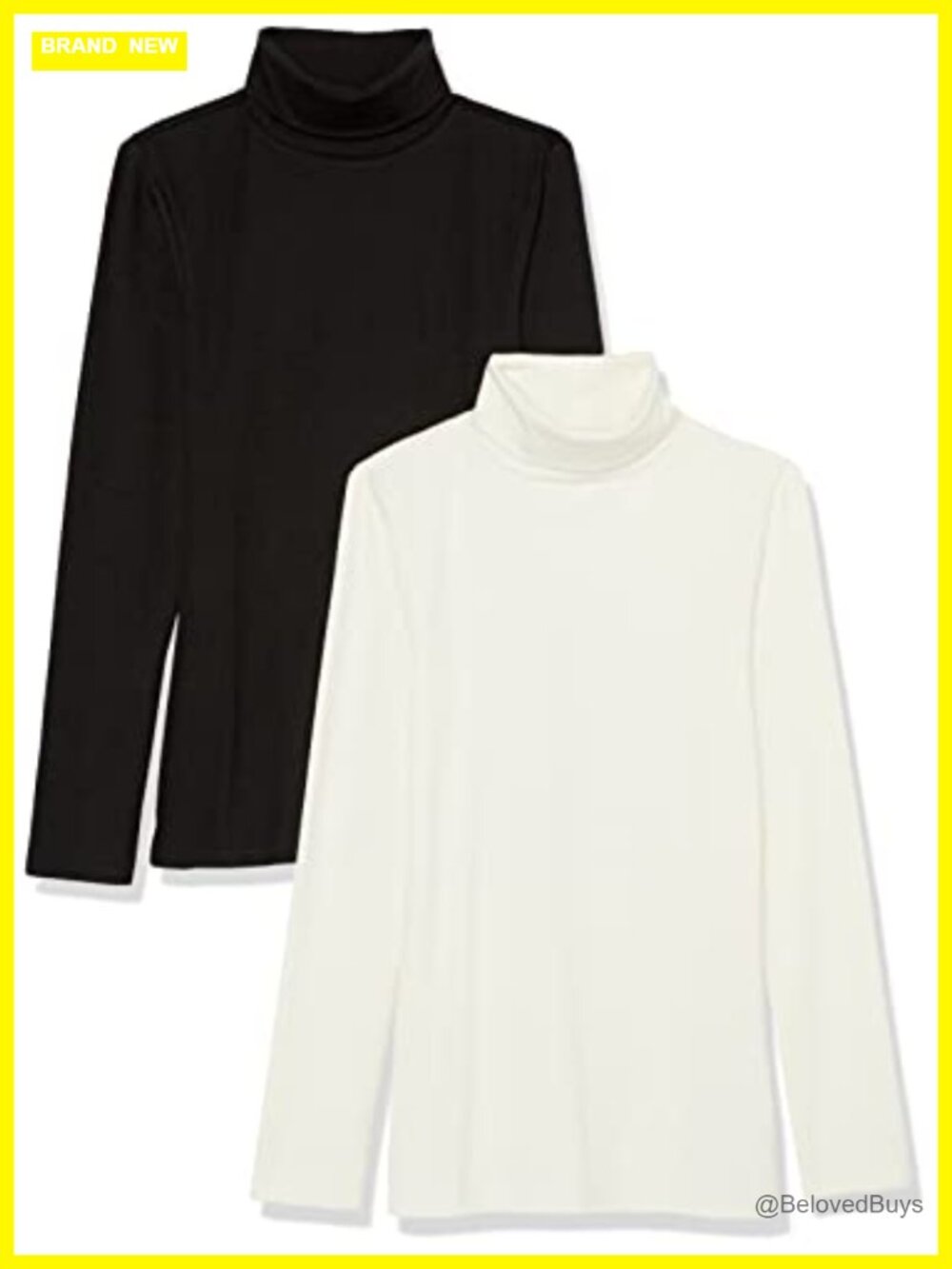 Women's Slim Fit Ribbed Knit Turtleneck Top Long Sleeve Layerin